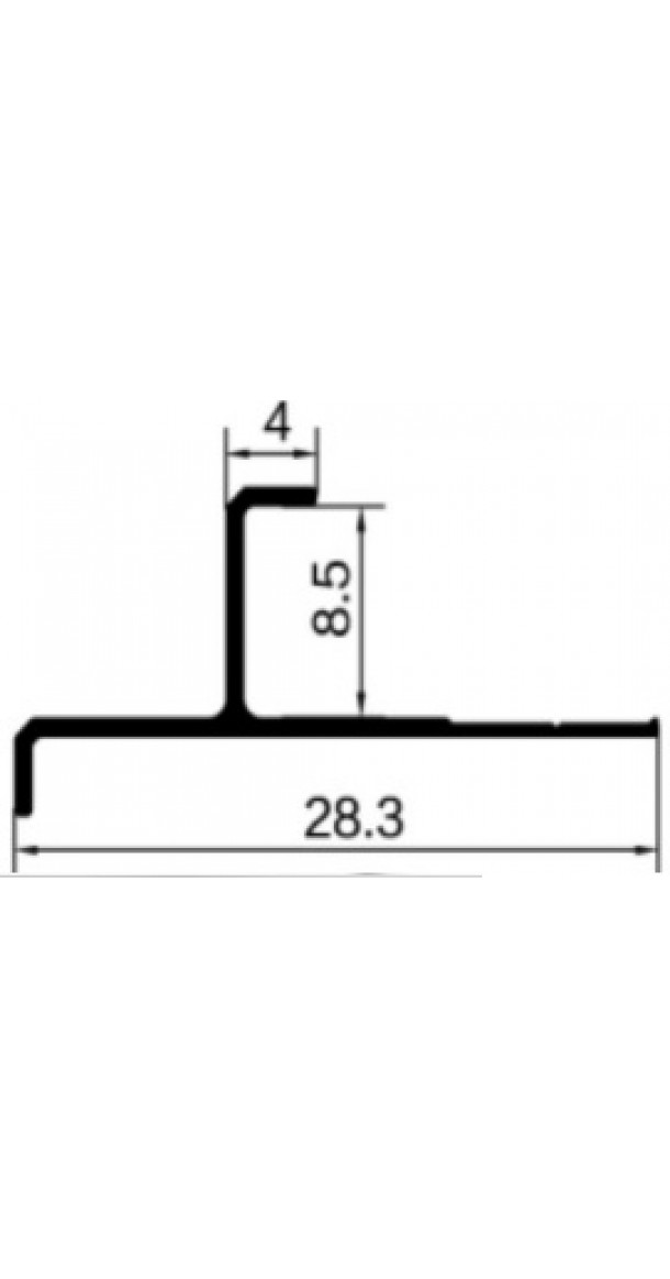 Алюминиевый профиль External-Corner-of-notch 8мм