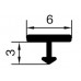 Алюминиевый профиль T-Shaped bar T-06 8мм