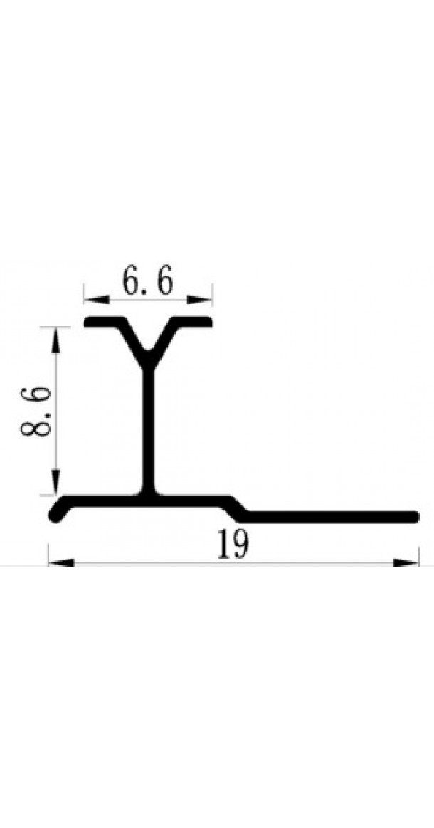Алюминиевый профиль Y-Type 8мм